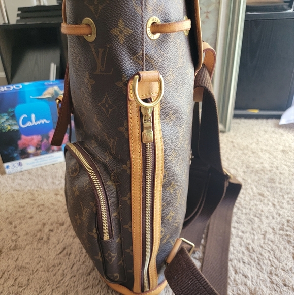 💯 AUTHENTIC LOUIS VUITTON Monogram Canvas Sac a Bosphore Backpack - Picture 10 of 13